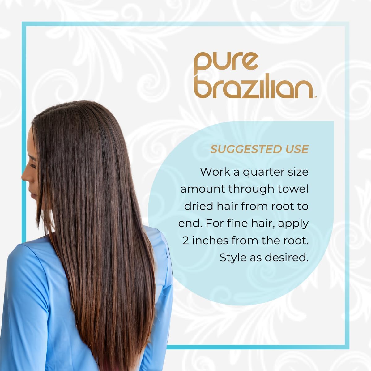 Pure Brazilian Anti-frizz Daily Leave-in Serum - Strengthening Hair Treatment Formulated to Fortify and Protect Your Hair From Heat & UVA/UVB