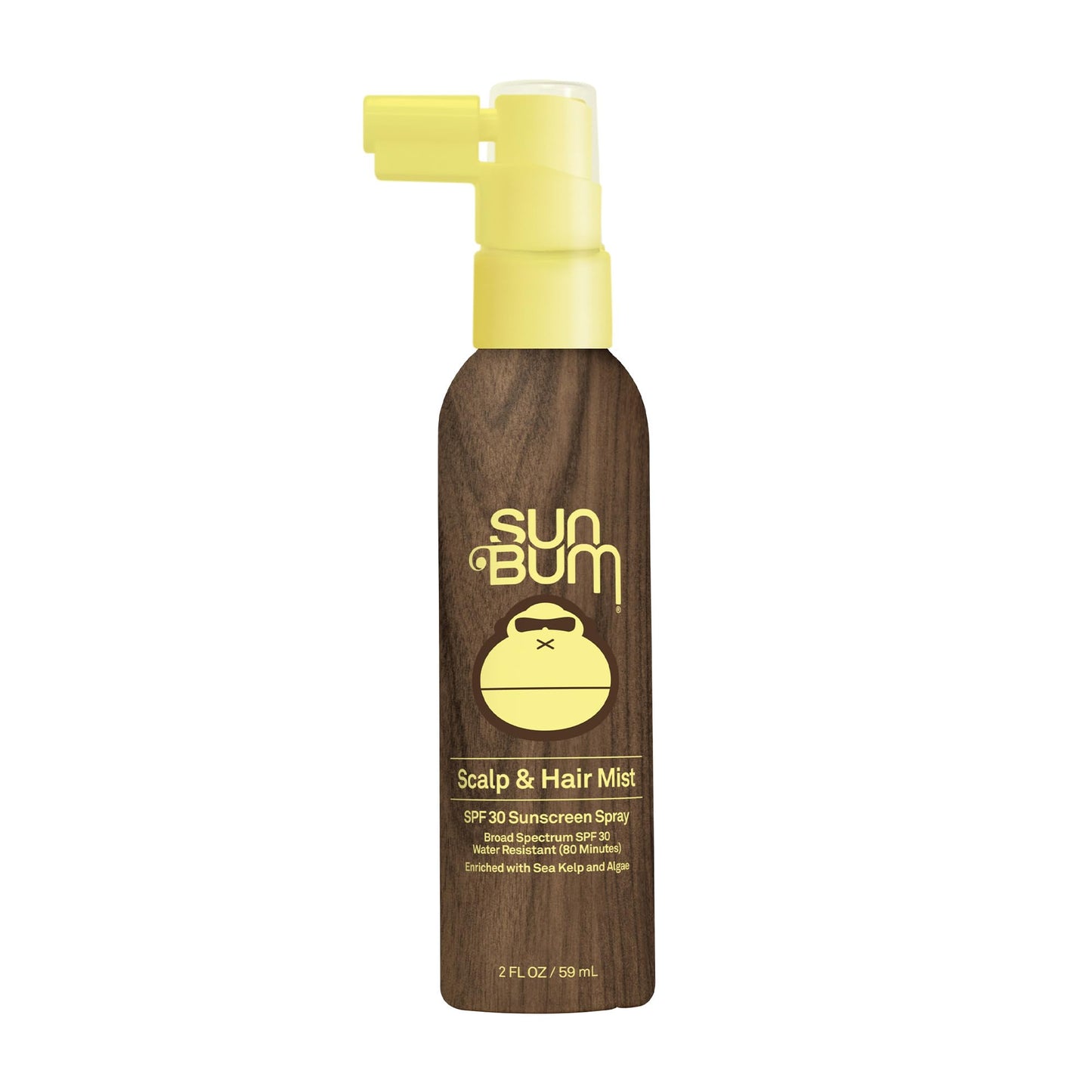Sun Bum Original SPF 30 Sunscreen Scalp and Hair Mist 2 OZ and Cool Down Aloe Vera After Sun Care Spray 6 oz Bundle