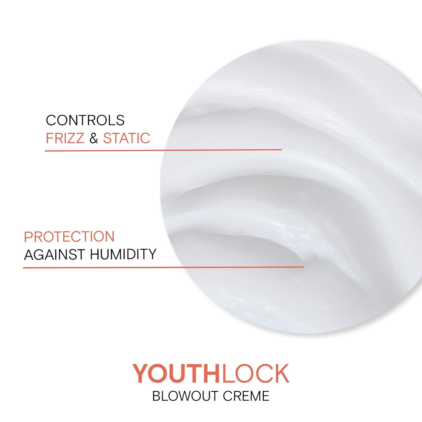 Joico YouthLock Blowout Crème - Collagen-Infused Hair Treatment | Softens, Strengthens & Reduces Frizz | 6.8 oz