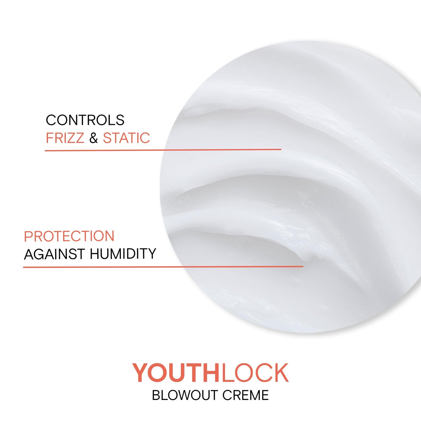 Joico YouthLock Blowout Crème Formulated With Collagen|Youthful Body & Bounce|Strengthen & Protect|Reduce Breakage & Frizz|Soften & Detangle|Boost Shine|Sulfate Free|With Arginine|6 Fl Oz