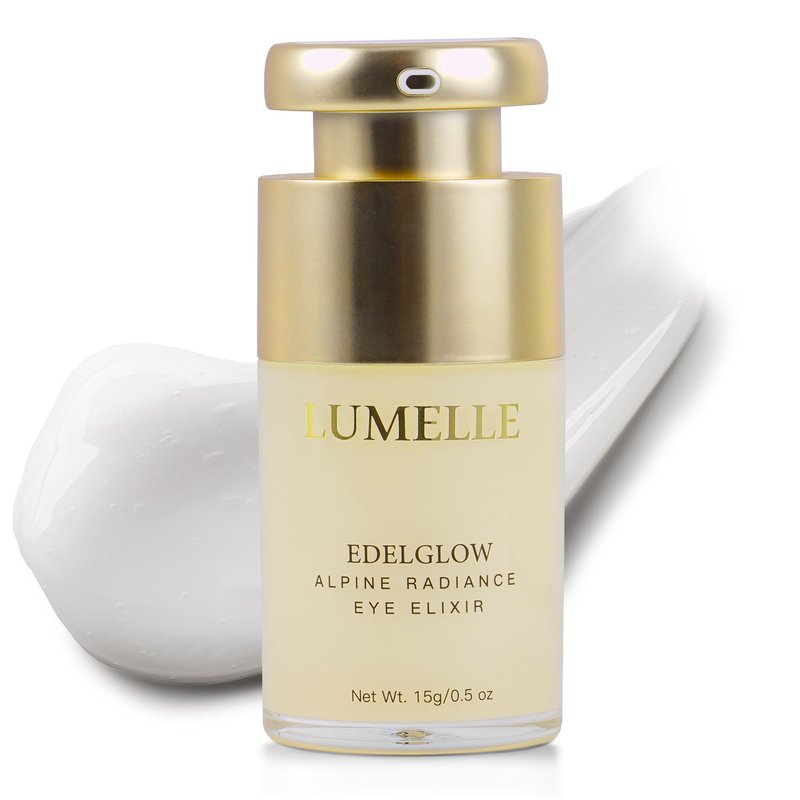 LUMELLE Alpine Radiance Eye Cream & Serum for Dark Circles, Brightening, Firming, Smoothing, Reviving Anti-Aging Skin Care