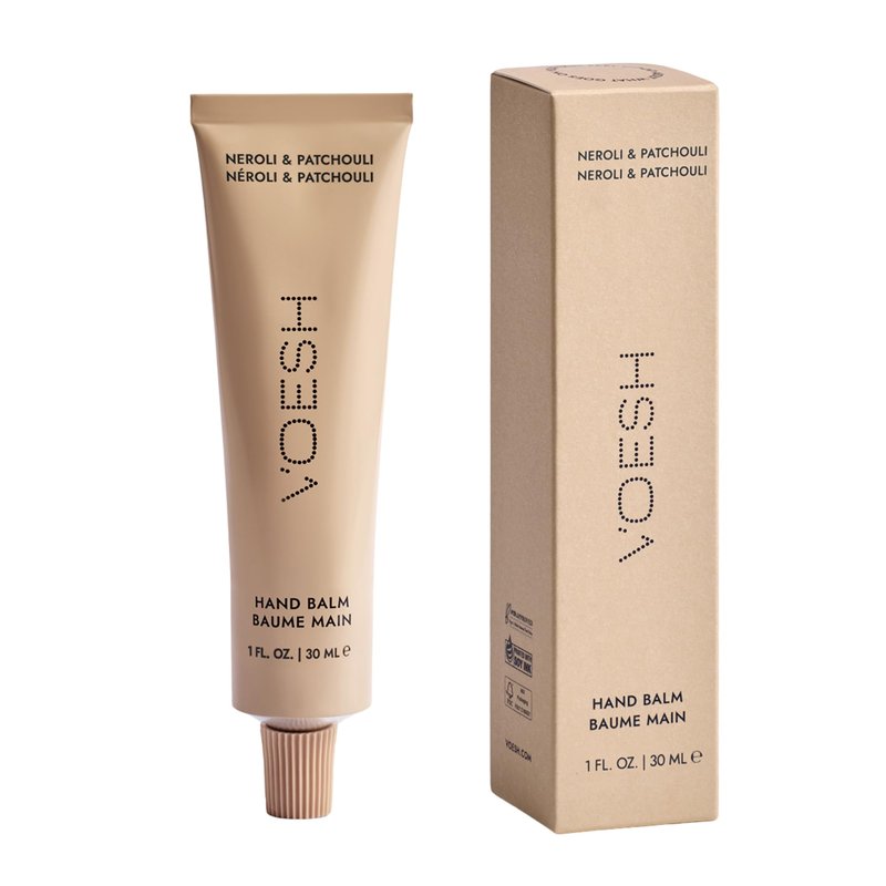 VOESH Vegan Hand Balm Neroli & Patchouli 1 oz. – K-Beauty Korean Skincare Hand Cream for Dry Hands – Non-Greasy Fast-Absorbing Moisturizer with Turmeric Mango Butter and Squalane – Travel Size