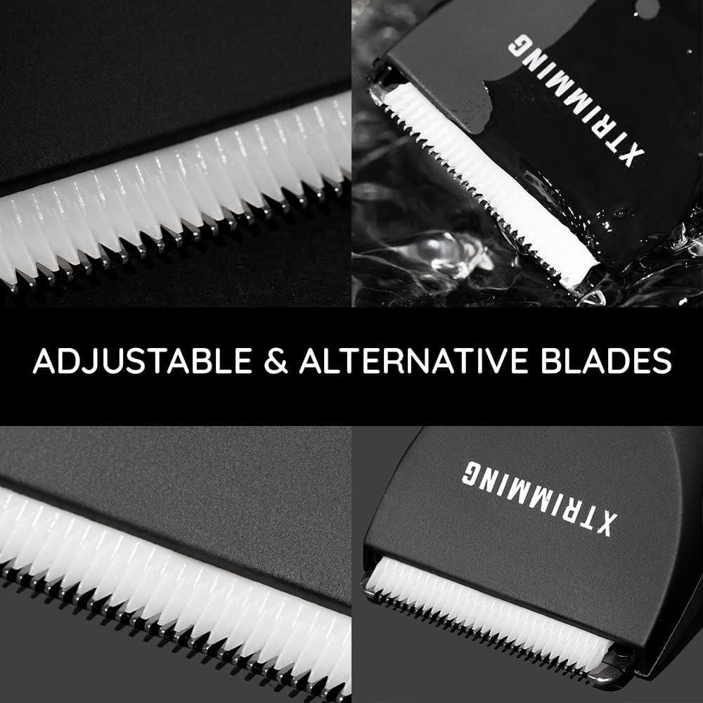 Men's Body Hair Trimmer - Personal Groomer for Smooth Shaving | Waterproof Design, Ergonomic Grip
