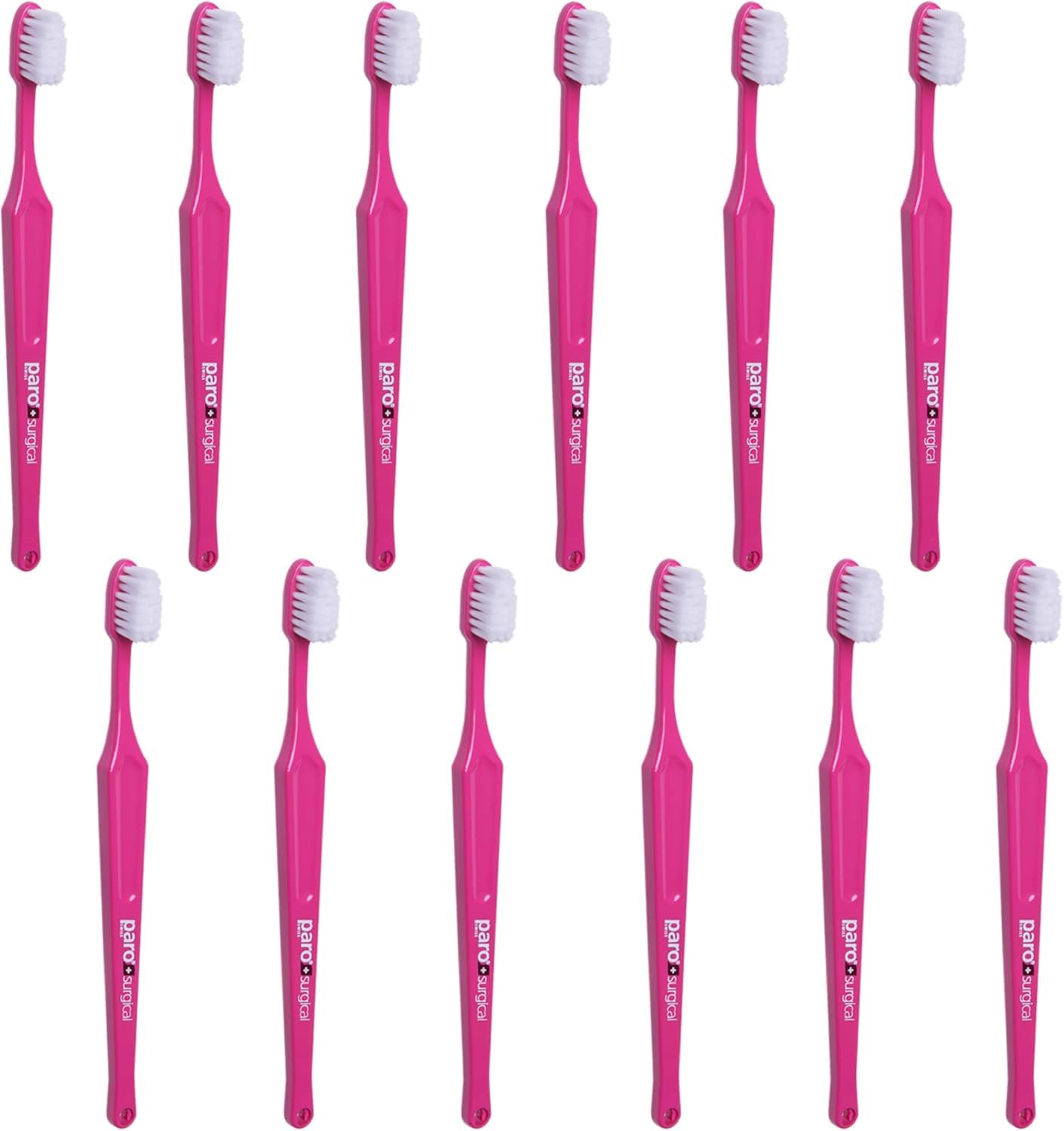 Paro Swiss Surgical 743 Parent Toothbrush, Pink, Battery Powered, Unisex-Kids