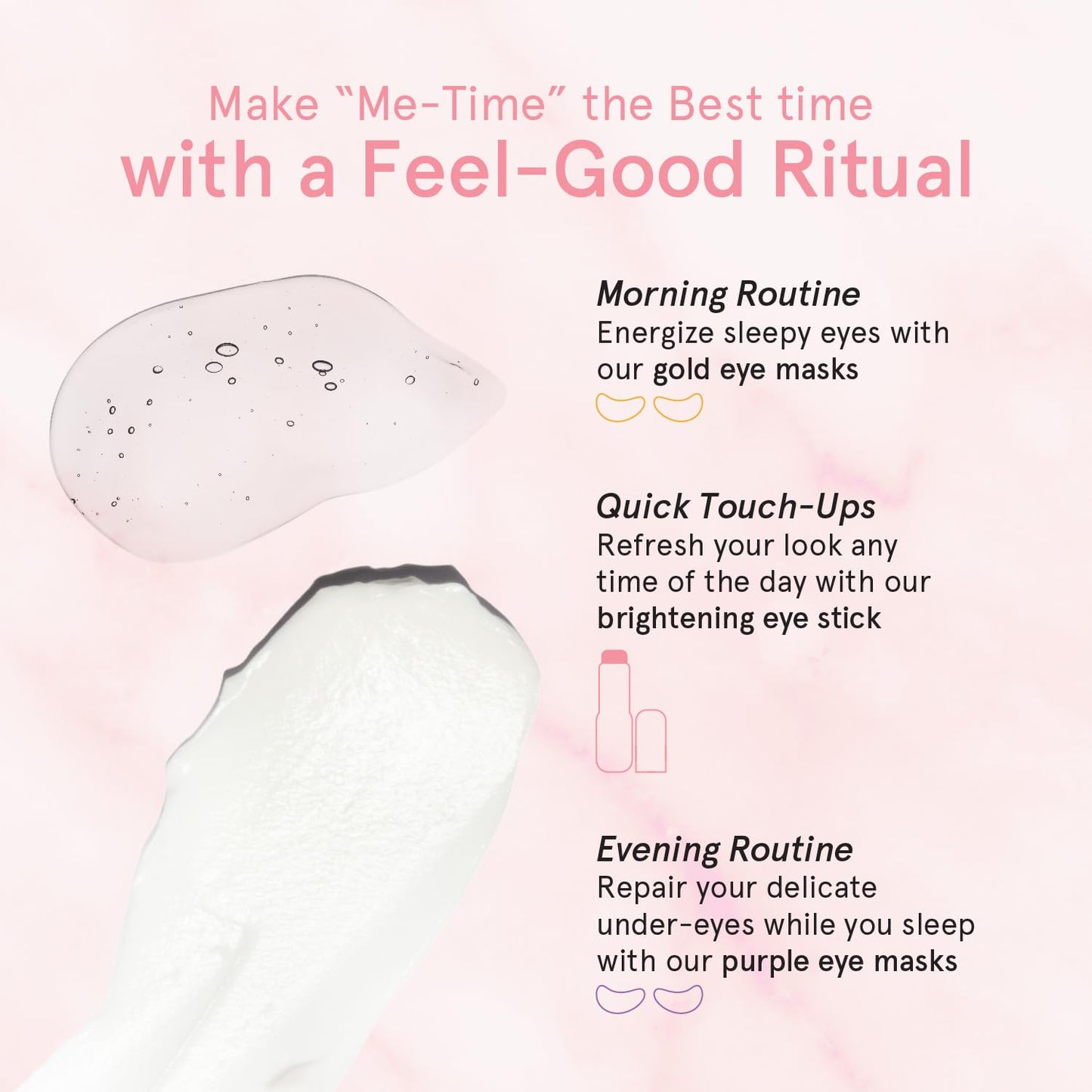 grace & stella Under Eye Brightener Balm Stick - Travel Essentials - Caffeine Eye Cream for Dark Circles, Puffiness, Wrinkles - Vegan Moisturizer Stick with Niacinamide, Hyaluronic Acid (0.13oz/3.5g)