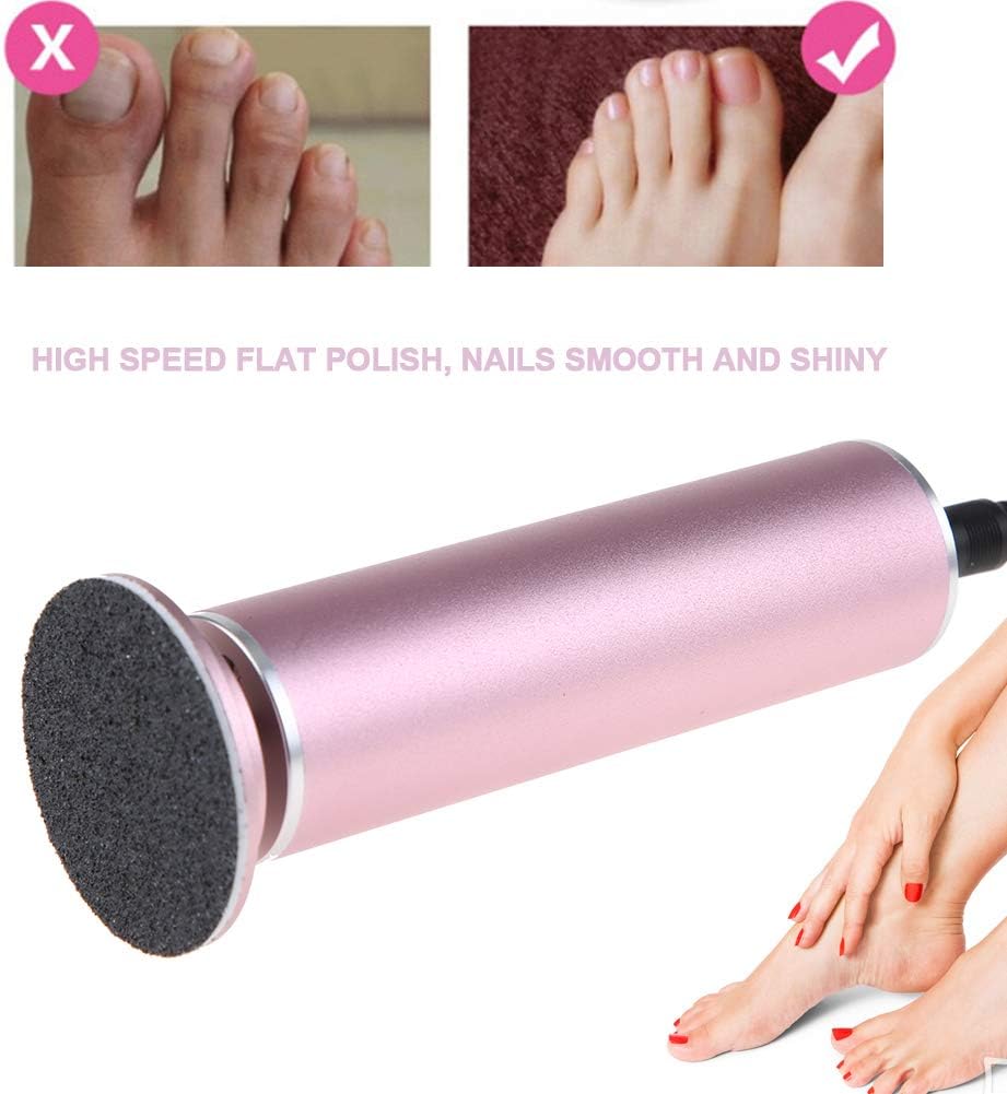Electric Callus Remover - Adjustable Speed Foot File with 60 Replacement Sandpaper Discs for Smooth Feet | Powerful Pedicure Tool