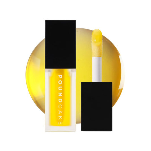 POUND CAKE Cake Theory Plumping Lip Oil | Hydrating & Moisturizing Lip Oil Balm, Lip Gloss, and Lip Mask with Hyaluronic Acid | Clean, Vegan Formula | Lip Plumper Treatment | 0.23 oz, Melted Butter