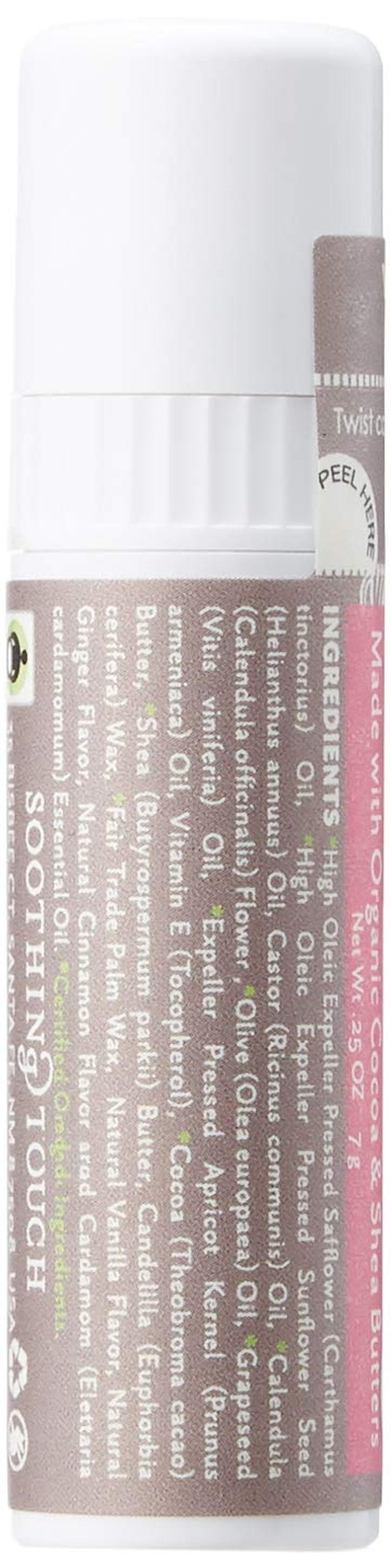 Soothing Touch Lip Balm, Vegan Vanilla Chai, 0.25 Ounce (Pack of 3)