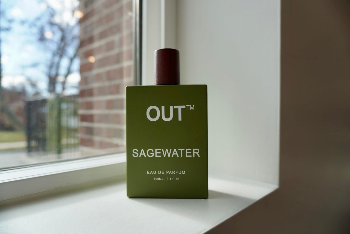 Sagewater OUT Eau de Parfum, Men's Fragrance, Woody Scent with Sagebrush, Pine, and Amber Notes, Rugged yet Refined