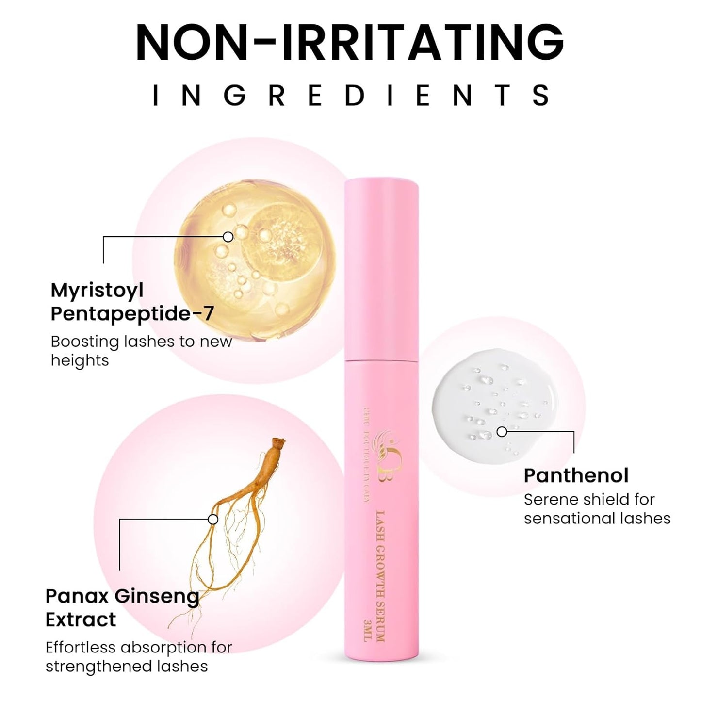 Eyelash Growth Serum - Boost Length & Thickness | Nourishing Formula