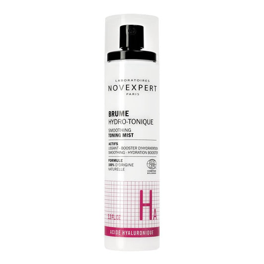 Novexpert Smoothing Toning Mist - Lightweight Toner Used to Refresh Or Fix Make-Up - Skin Feels Fresh and Oxygenated Instantly - Hypoallergenic - Vegan - Travel-Friendly - All Skin Types - 3.3 Oz