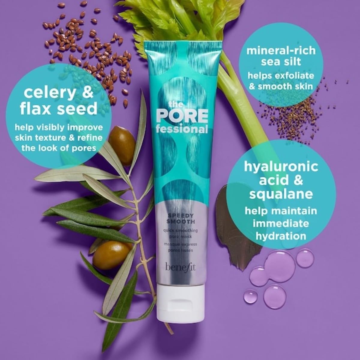 Benefit Cosmetics The POREfessional Speedy Smooth Mask 2 oz / 60 mL