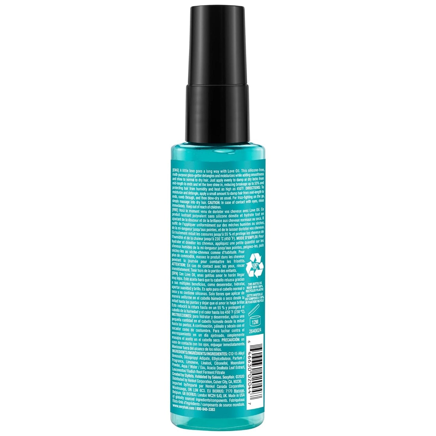 Healthy Love Oil Moisturizing Oil - Frizz Control & Shine | Thermal Protection for All Hair Types
