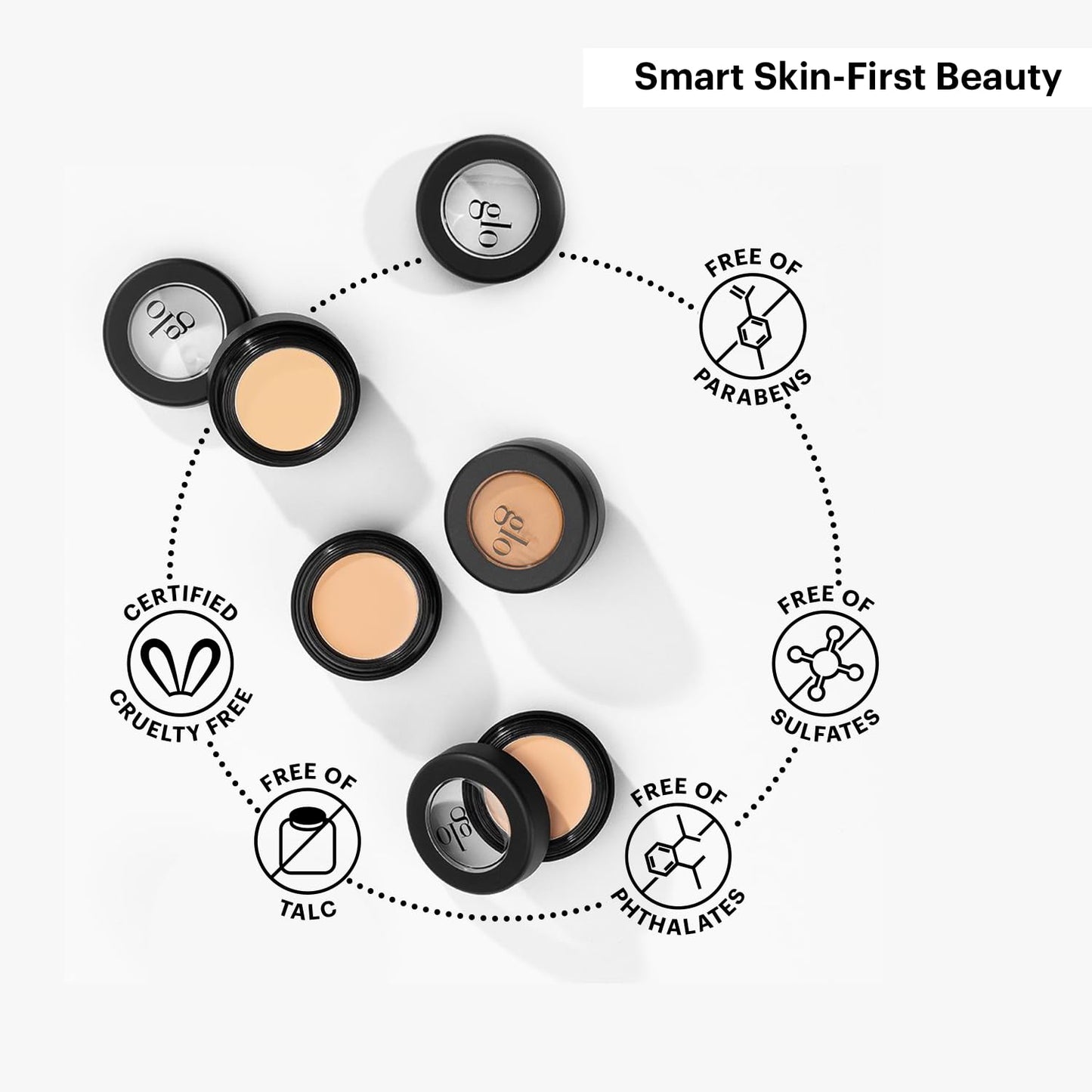 Glo Skin Beauty Oil-Free Camouflage Concealer - Correct and Conceal Imperfections, Blemishes & Dark Spots, Nourishing Makeup for a More Even Complexion (Natural)