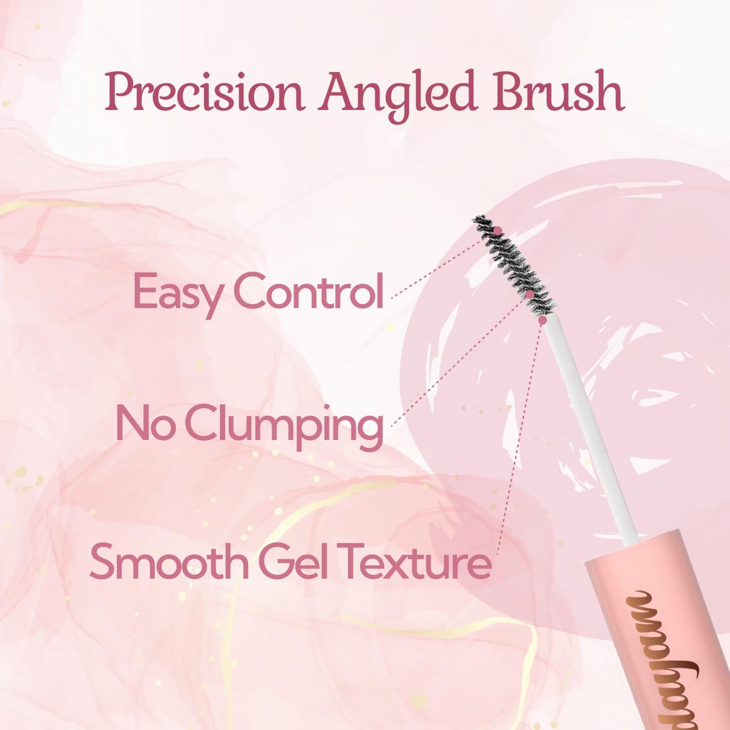 Eyebrow Tint Gel - Waterproof Tinted Brow Gel for Natural Definition | Long-Lasting Smudge-Proof Color (Taupe)