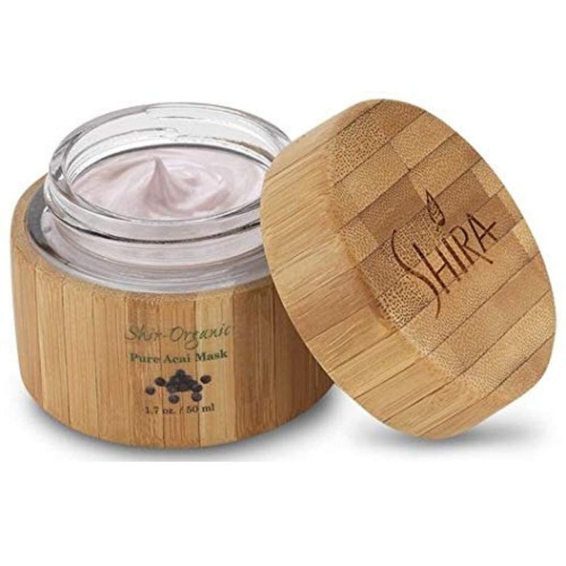 Shira Shir-Organic Pure Acai Facial Mask For Nourished Smoother and Radiant Skin With Organic Anti-Aging Formula Leaves Skin Hydrated Helpful for Sensitve Skin.(15 ML)