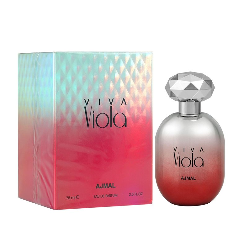 Ajmal Viva Viola Eau de Parfum 2.5 oz / 75 ml for Women | Oriental Vanilla Floral with Black Currant, Raspberry & Musk | Long-Lasting Luxury Scent Gift from Dubai