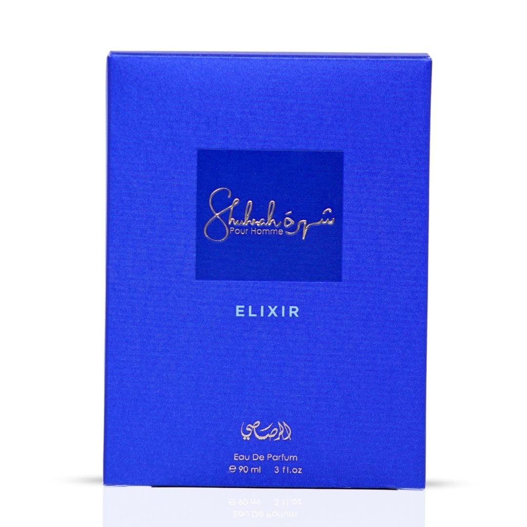 RASASI Shuhrah Elixir Pour Homme Eau de Parfum Spray 90ml (3.0 Oz) | Long-Lasting Woody Spicy Cologne | Signature Scent for Men