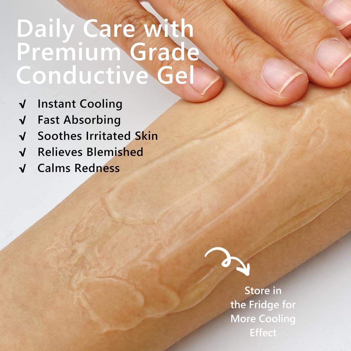Oeneis Microcurrent Conductive Gel for Face, Hydrating Collagen Radio Frequency Gel, with Hyaluronic Acid & Aloe Vera, Fragrance-Free, Paraben-Free, 75 fl oz