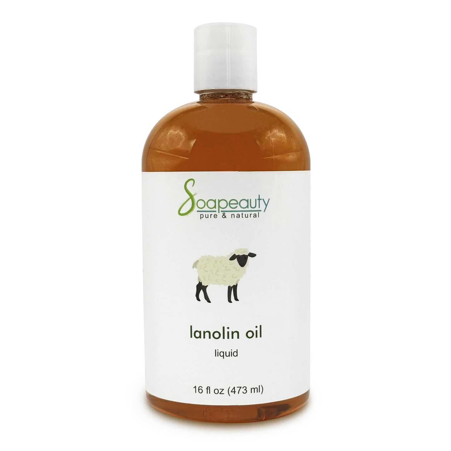 Lanolin Oil 100% Natural Moisturizing Carrier Oil Skin Hair 16 fl oz