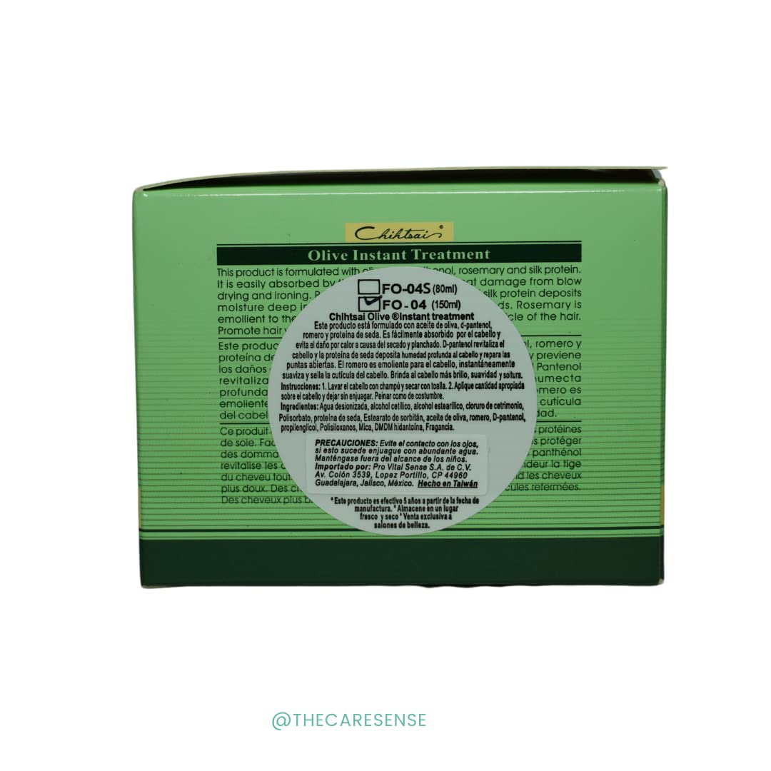 Chihtsai Olive Instant Treatment (5.1oz/150ml) - Leave-in treatment that repairs and conditions hair