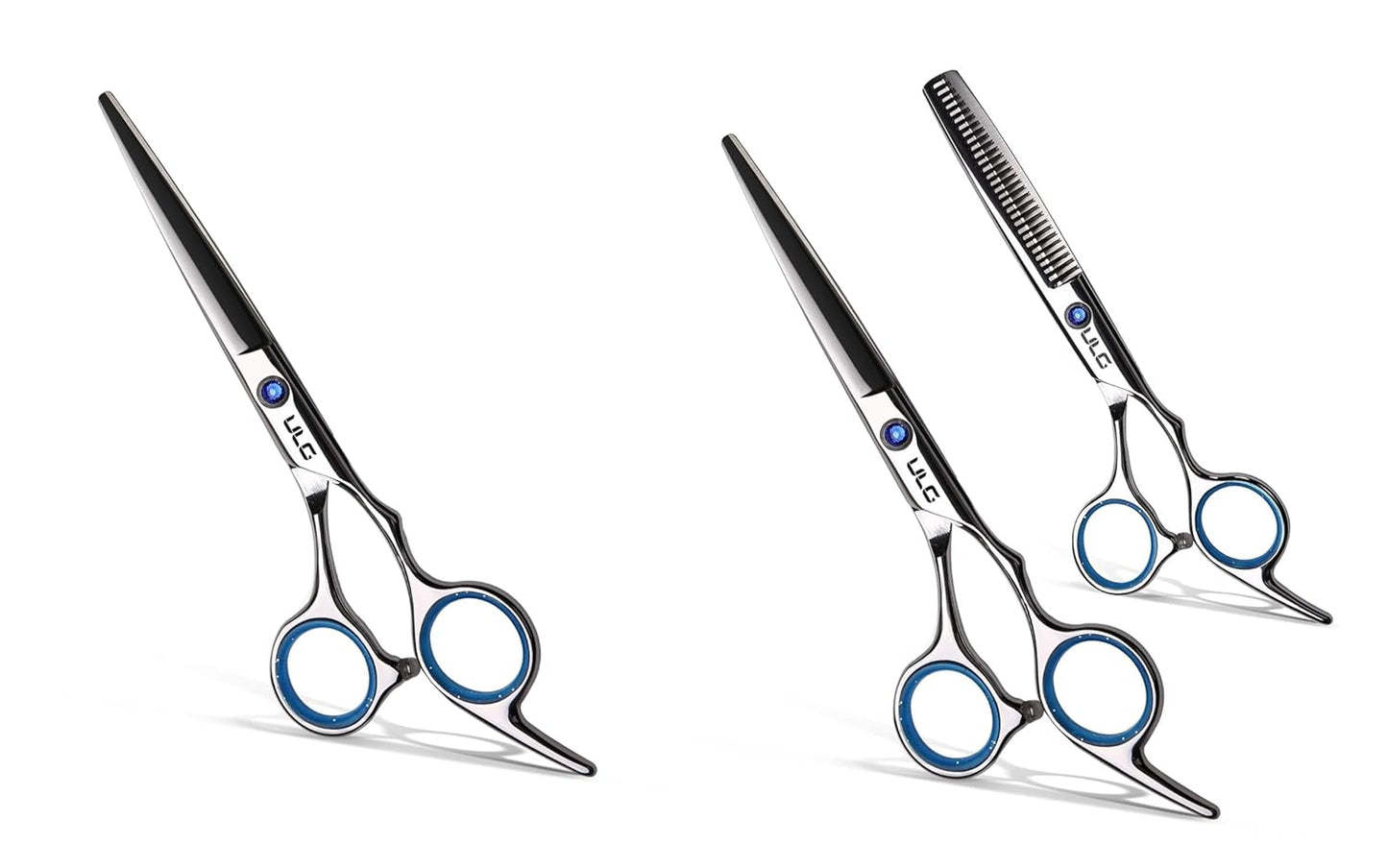 Professional Hair Cutting Scissors Kit - Japanese Stainless Steel Thinning Shears | 6.5 Inch Razor Edge