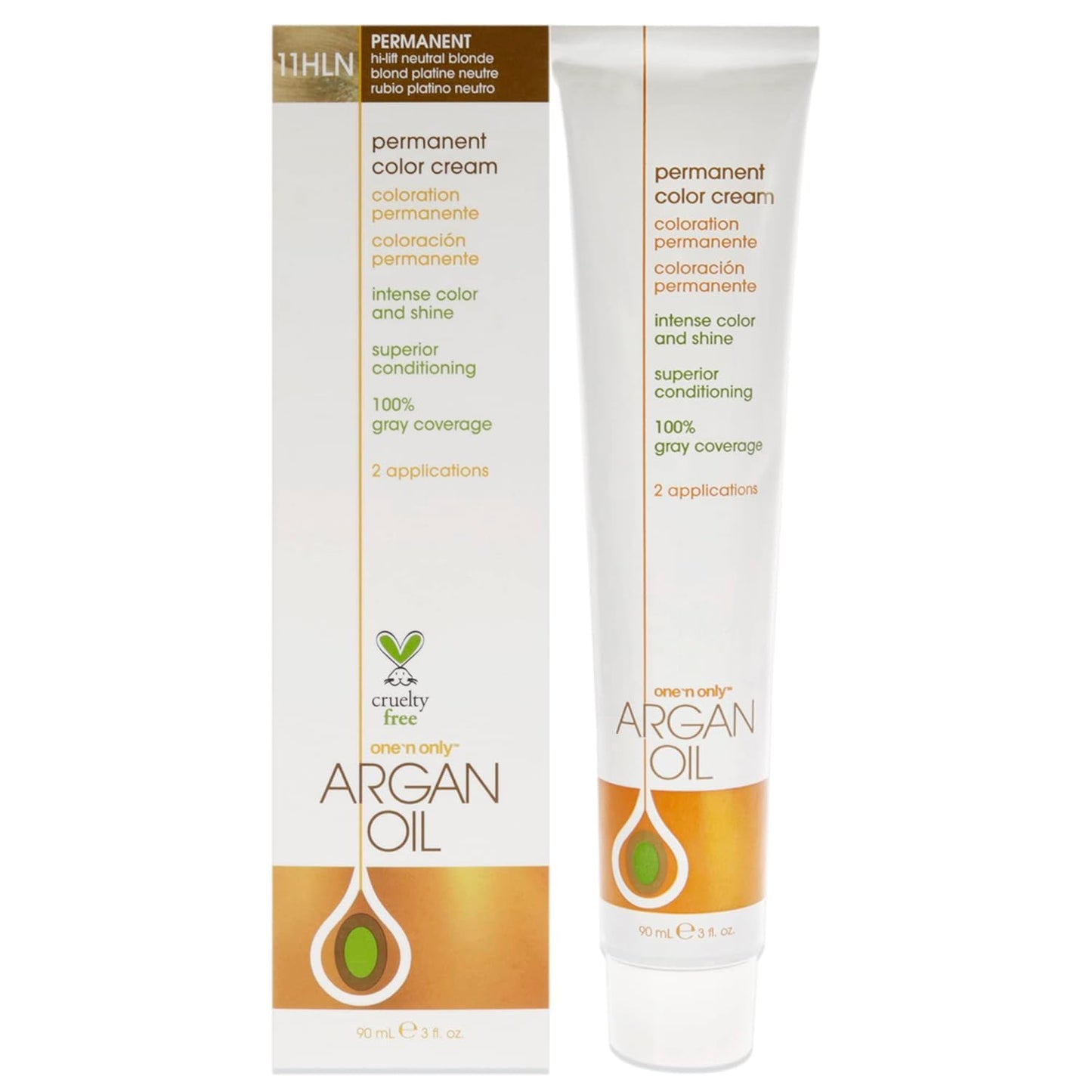 One 'n Only Permanent Hair Color & Dye, 11HLN Hi-Lift Neutral Blonde, 3 oz