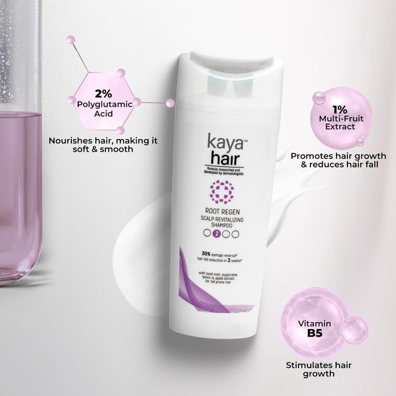 Kaya Skin Clinic Scalp Revitalizing Shampoo - Nourishing Formula for Healthy Hair | 225ml