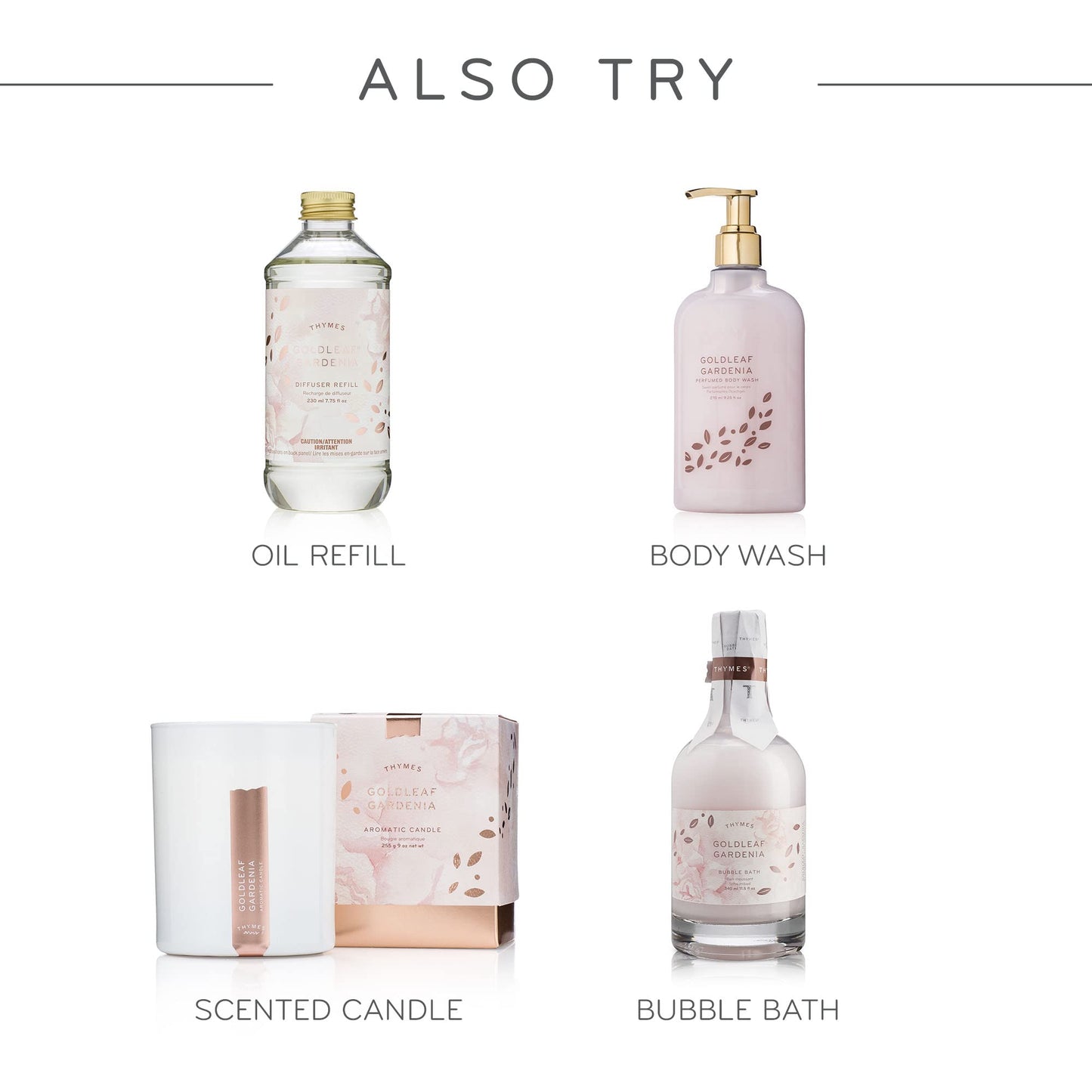Thymes Home Fragrance Mist – Room Air Fresheners for Home Long Lasting – Air Freshener Spray – Premium Home Fragrance – Floral Notes of Gardenia, Lush Rose, & Fresh Jasmine (Goldleaf Gardenia, 3 oz)