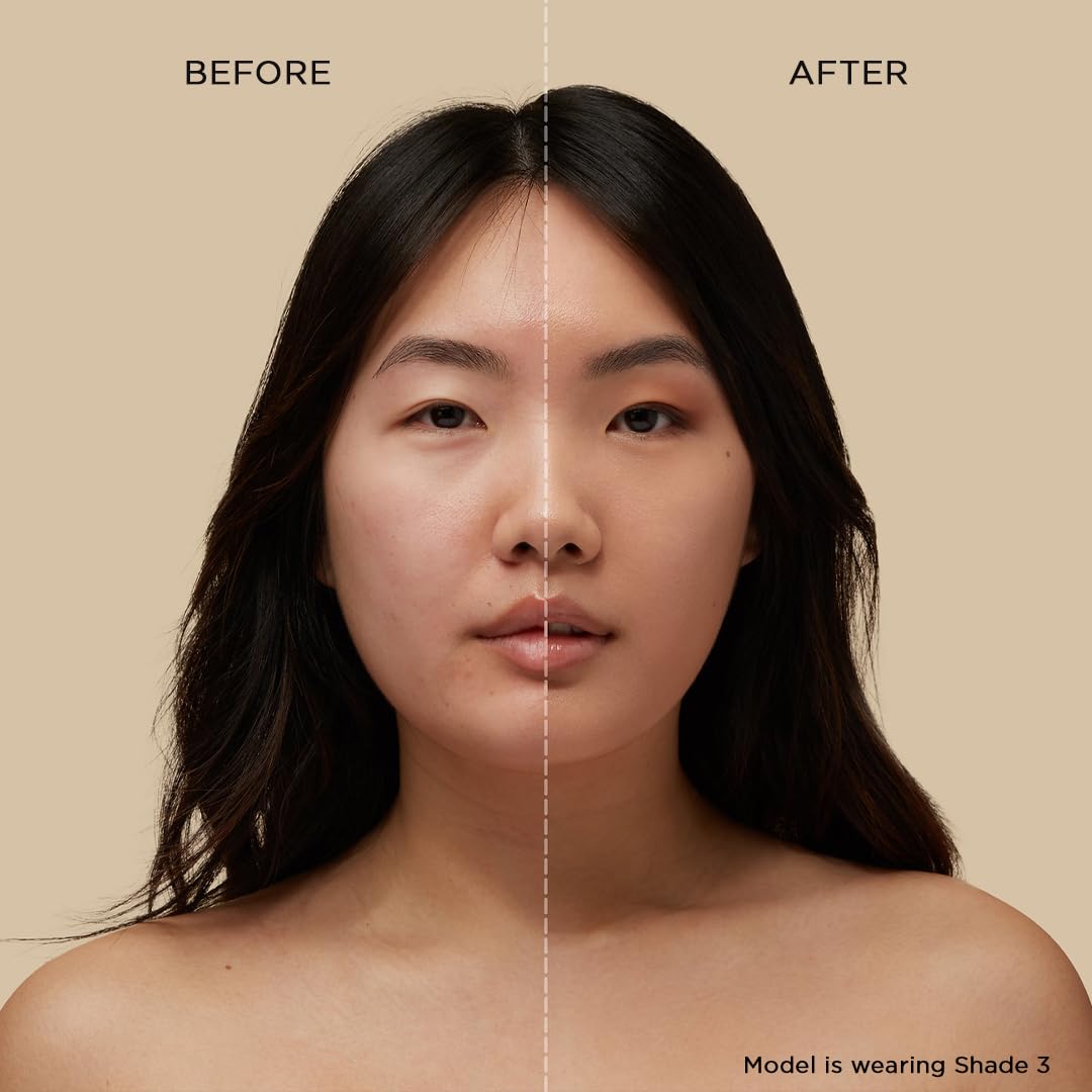 Sigma Beauty Skin Perfector Hydrating Tint (3 - Medium Golden Tint) — Skin Tint Foundation for Lightweight, Buildable Coverage, With Hyaluronic Acid, Niacinamide Serum, and More