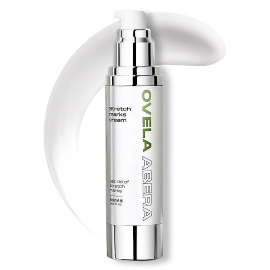 Abera Ovela Maternity Stretch Mark Cream for Pregnancy and Weight Fluctuations, Stretch Mark Treatment Pregnancy Must Haves, Deep Stretch Mark Removal, 1.69 fl oz