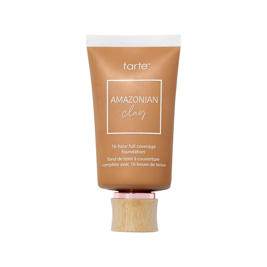 tarte Amazonian clay 16-hour Full Size coverage foundation – Matte Finish Foundation, Vitamin E for Hydration & Smooth Looking Skin, Vegan & Cruelty-Free, full size, tan-deep honey