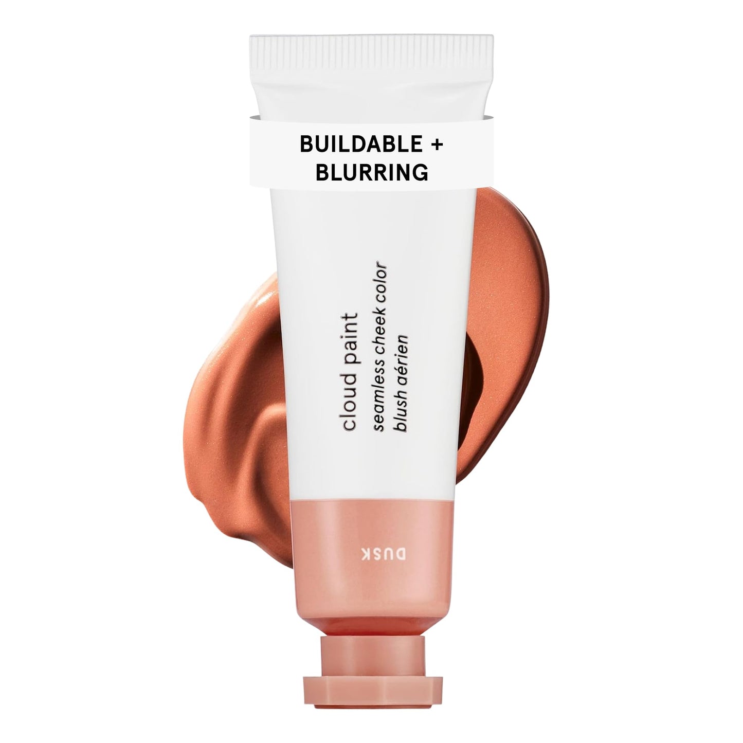 Glossier Cloud Paint, Dusk Cream Blush for Cheeks - Deep Berry Gel-Cream Tint, Sheer Buildable Blendable Layerable + Collagen & Blurring Pigments - Soft-Focus Golden-Hour Glow, Lightweight