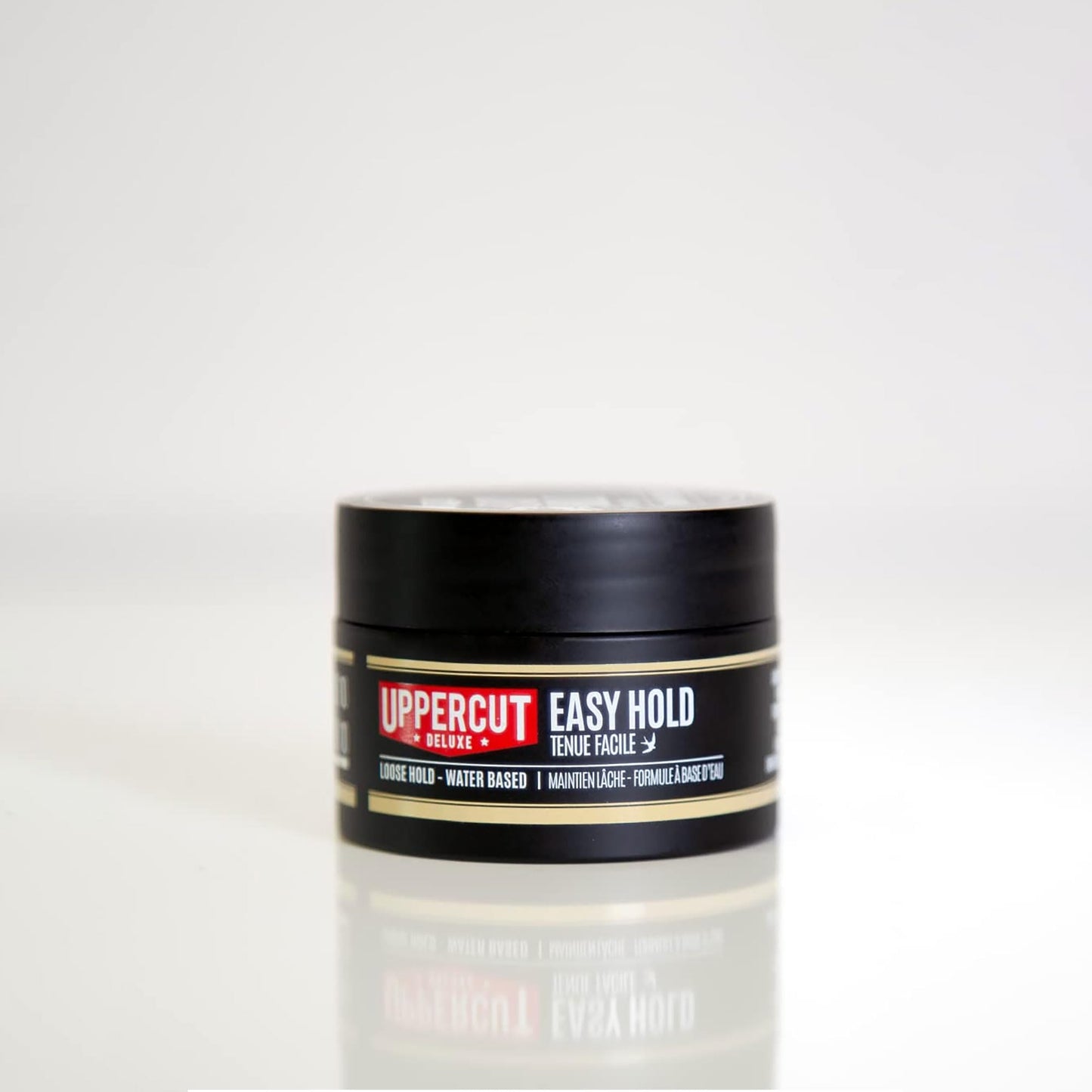 Uppercut Deluxe Easy Hold Pomade 0.9oz / 30g – Light Hold Matte Finish Men's Hair Pomade, Natural Texture & Volume, Water Based Cream Pomade, Weightless Flexible Control, Easy Wash Out Styling Product