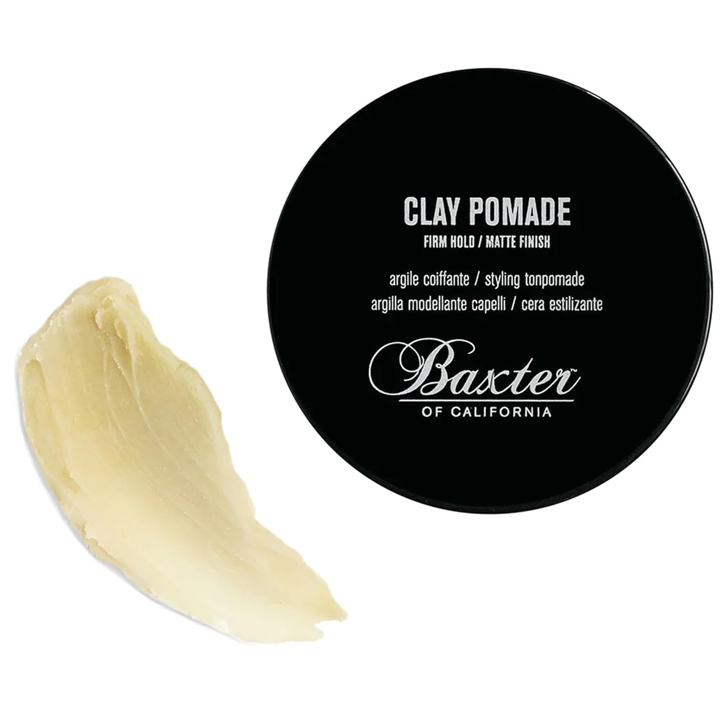 Baxter of California Clay Pomade - Strong Hold Matte Hair Clay for Men | Texturizing & Thickening, 2 Ounce