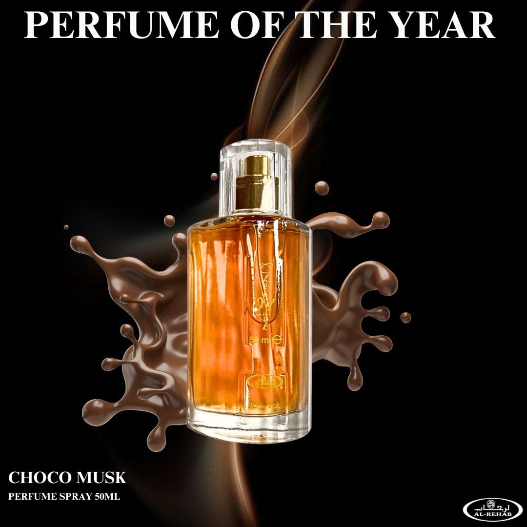Choco Musk Perfume - Gourmand Eau de Parfum with Marshmallow & Pistachio | 50ml (1.65 oz) Long-Lasting Sweet Fragrance