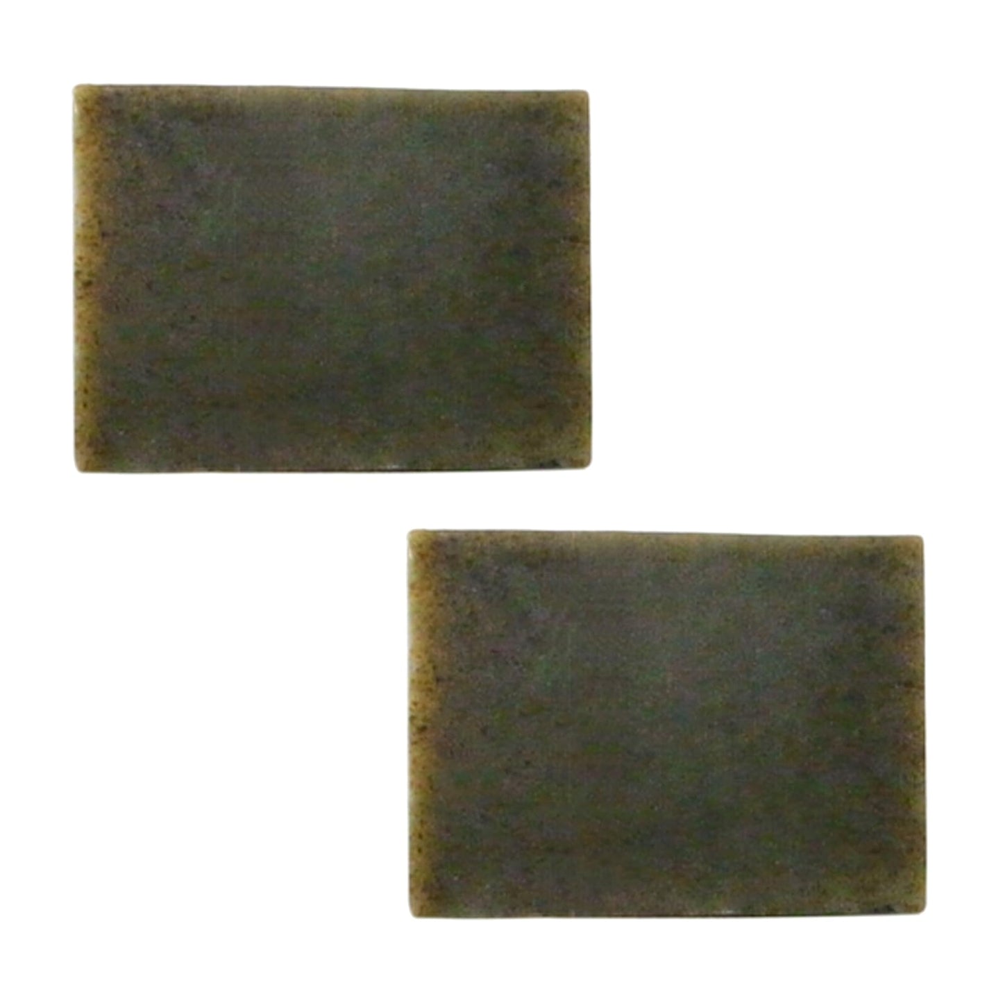 IPPINKA Natural Mugwort Soap - Set of 2 (2.46 oz x 2) - Cold-Pressed - Handmade - Fragrance-free - Olive oil, Rice Bran Oil, & Coconut Oil - Made in Japan