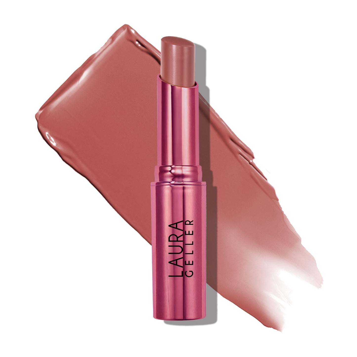 LAURA GELLER NEW YORK Jelly Balm Tinted Lip Balm – Sheerly Amazing – Hydrating Lip Color with Shine Finish – Squalane & Vitamin E – Buildable Sheer to Medium Coverage – Vegan & Cruelty-Free