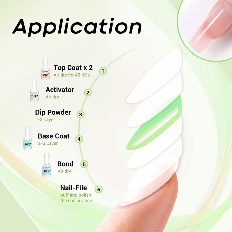 AZUREBEAUTY Dip Powder Activator 15 ml for Nail Dipping Powder Set French Nails Art Manicure Beginner DIY Salon