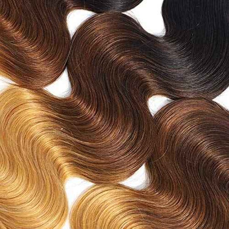 1B/4/27 Ombre Human Hair Body Wave Bundles Brazilian Ombre Human Hair Body Wave 3 Bundles 1B/4/27 Weaves Ombre Hair Bundles 20 22 24inch