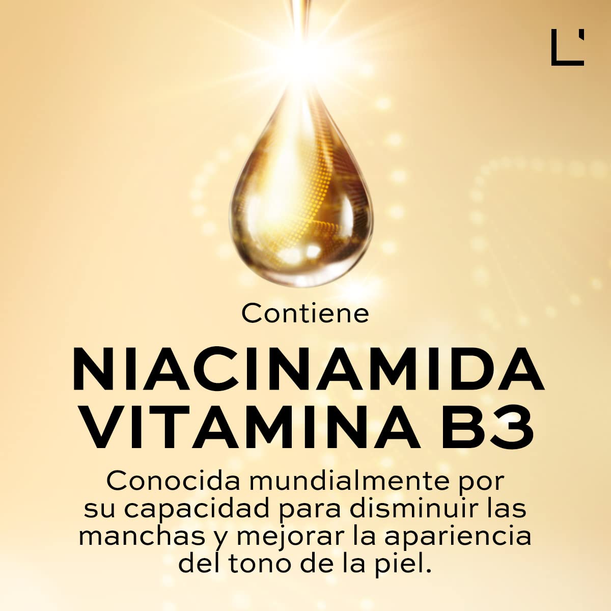 L'BEL Niacinamide 10% Facial Serum - Pure Vitamin B3 Concentrate for Radiant Skin