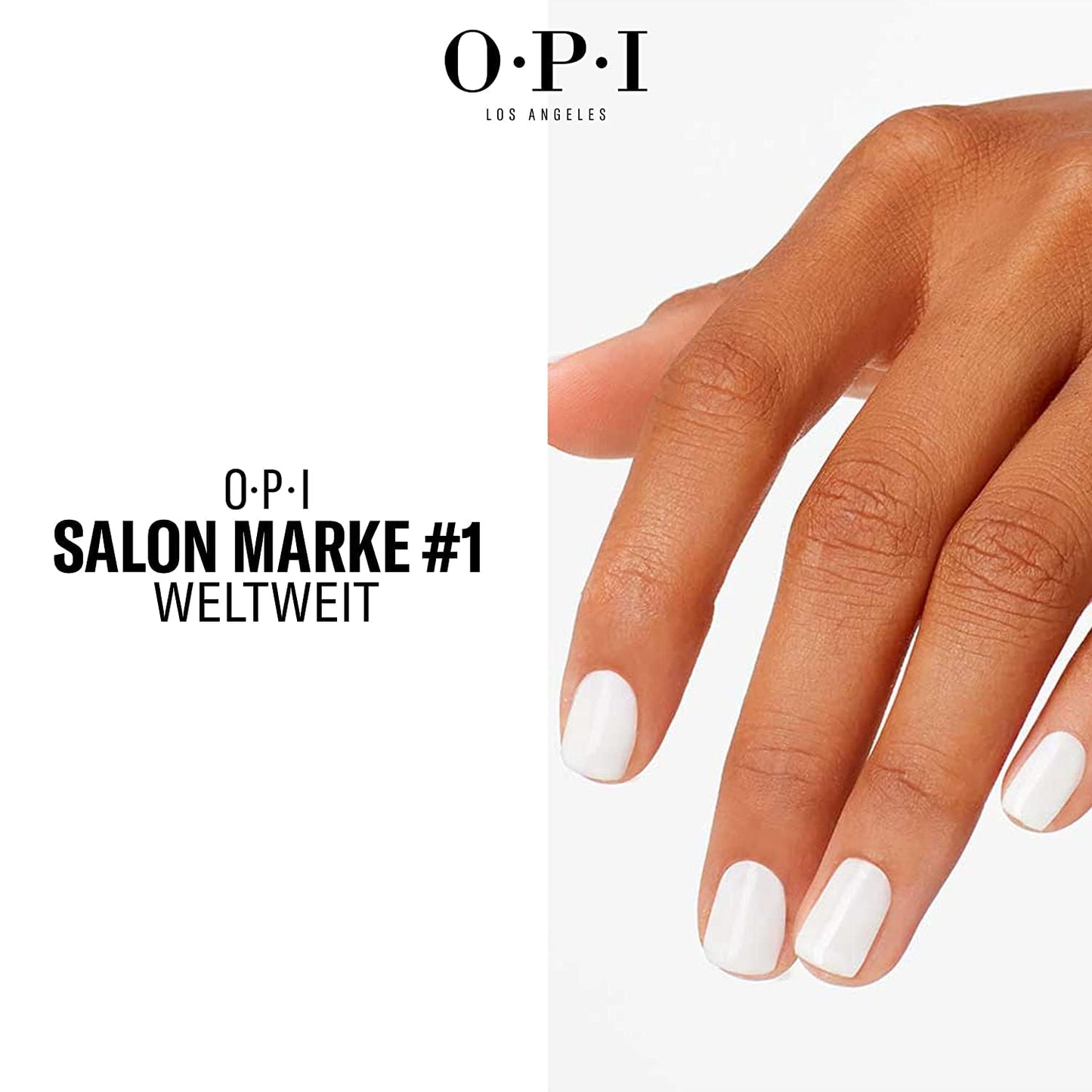 OPI Infinite Shine 2 Long-Wear Lacquer, Funny Bunny, White Long-Lasting Nail Polish, 0.5 fl oz