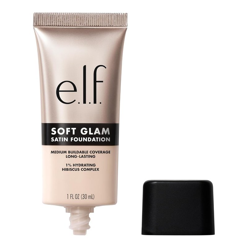 e.l.f. Soft Glam Foundation - Medium Coverage, Long-Lasting & Buildable | Vegan, Cruelty-Free, 10 Fair Cool
