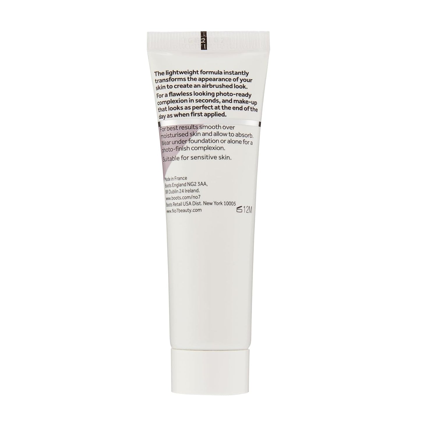 No7 Airbrush Away Face Primer - Hydrating Makeup Primer with Hyaluronic Acid for Smooth, Flawless Skin (30ml)
