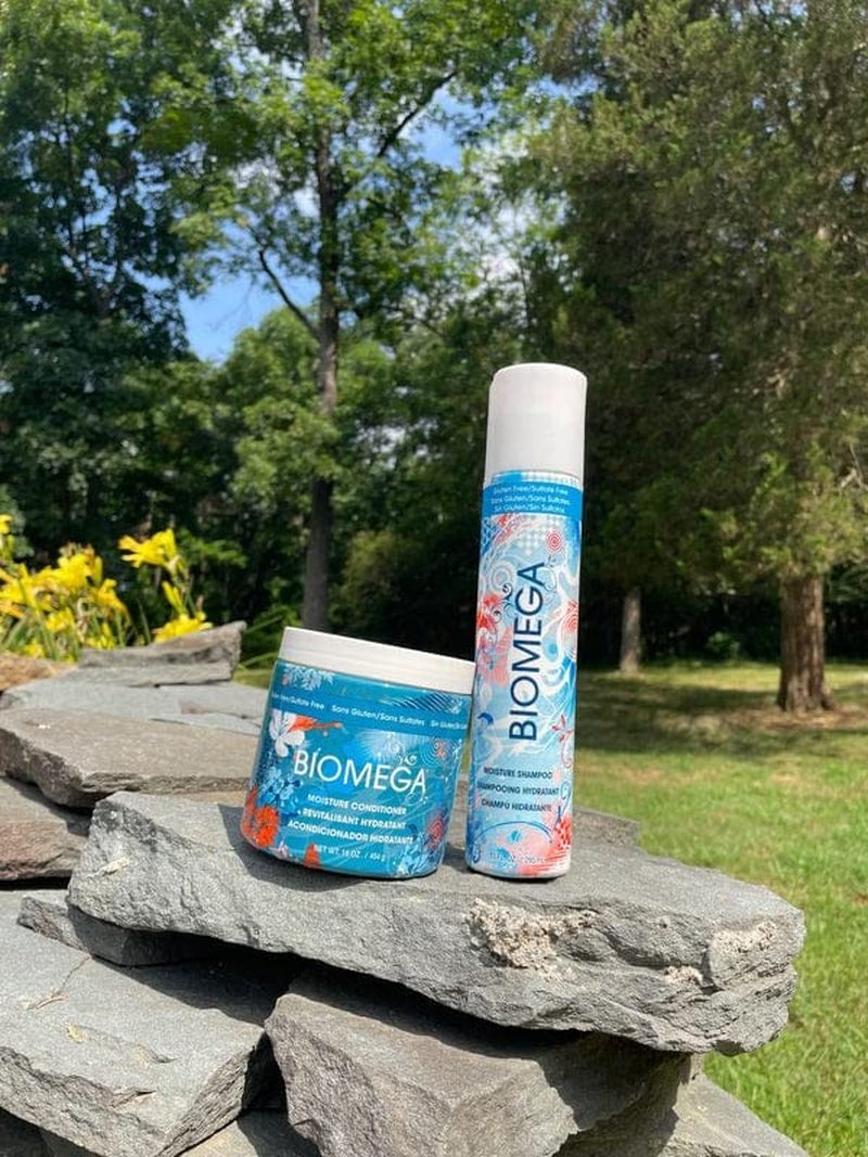 BIOMEGA Moisture Shampoo - Hydrating Formula for Fuller Volume | Omega-Rich Moisturizers & Keratin Amino Acids