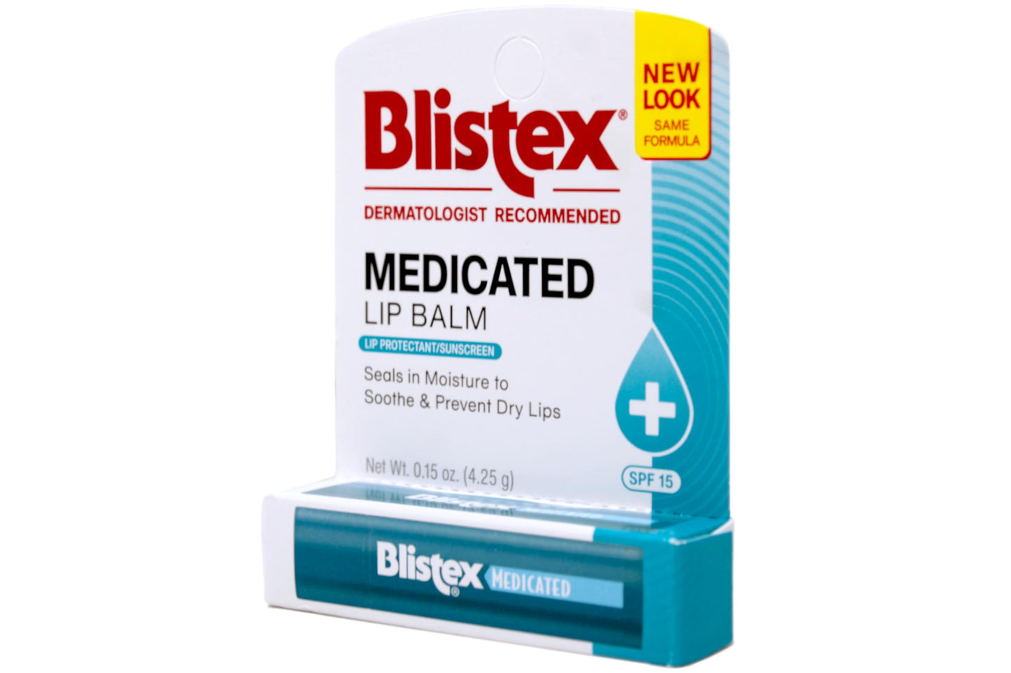 Blistex Medicated Lip Balm, 0.15 Ounce, SPF 15, Hydrating, Pack of 24