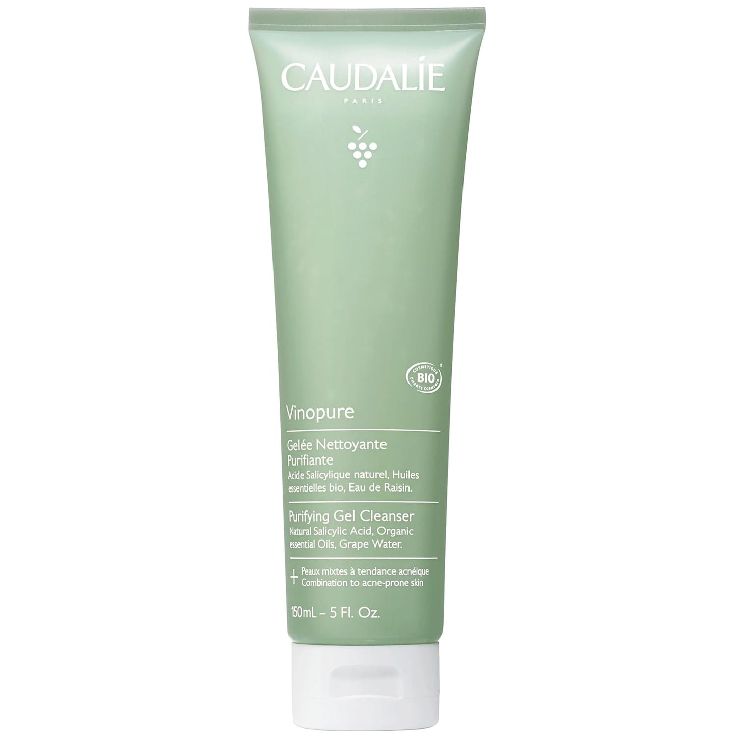 Vinopure Salicylic Acid Cleanser - Pore Purifying Gel for Clear Skin | 150 mL