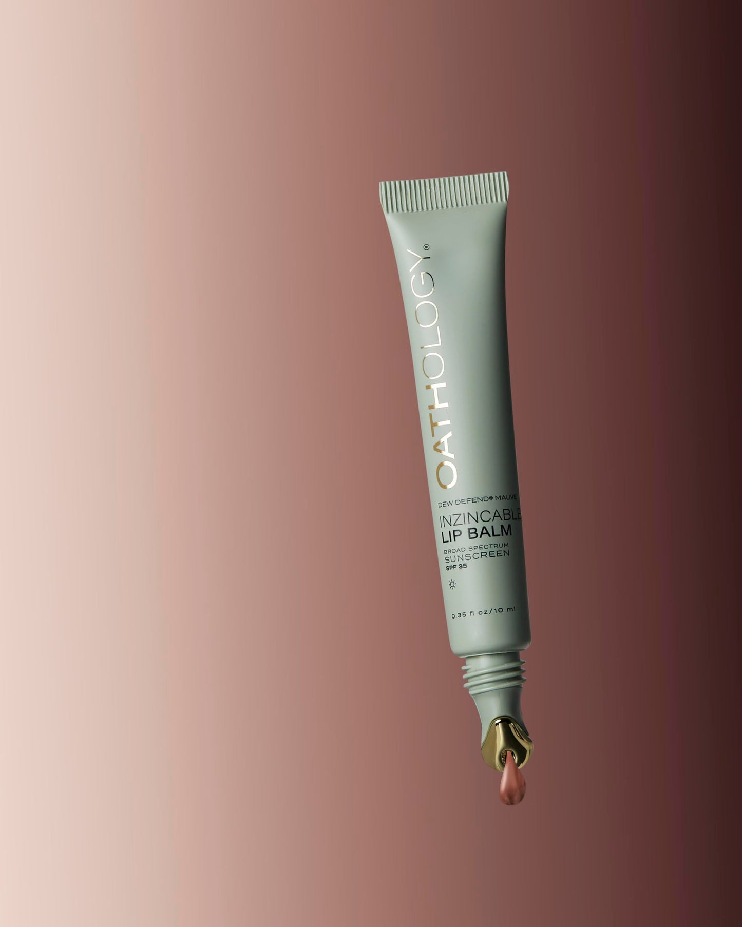 Oathology Inzincable® Mineral Lip Balm, SPF 35, 10mL, Dermatologist crafted skincare