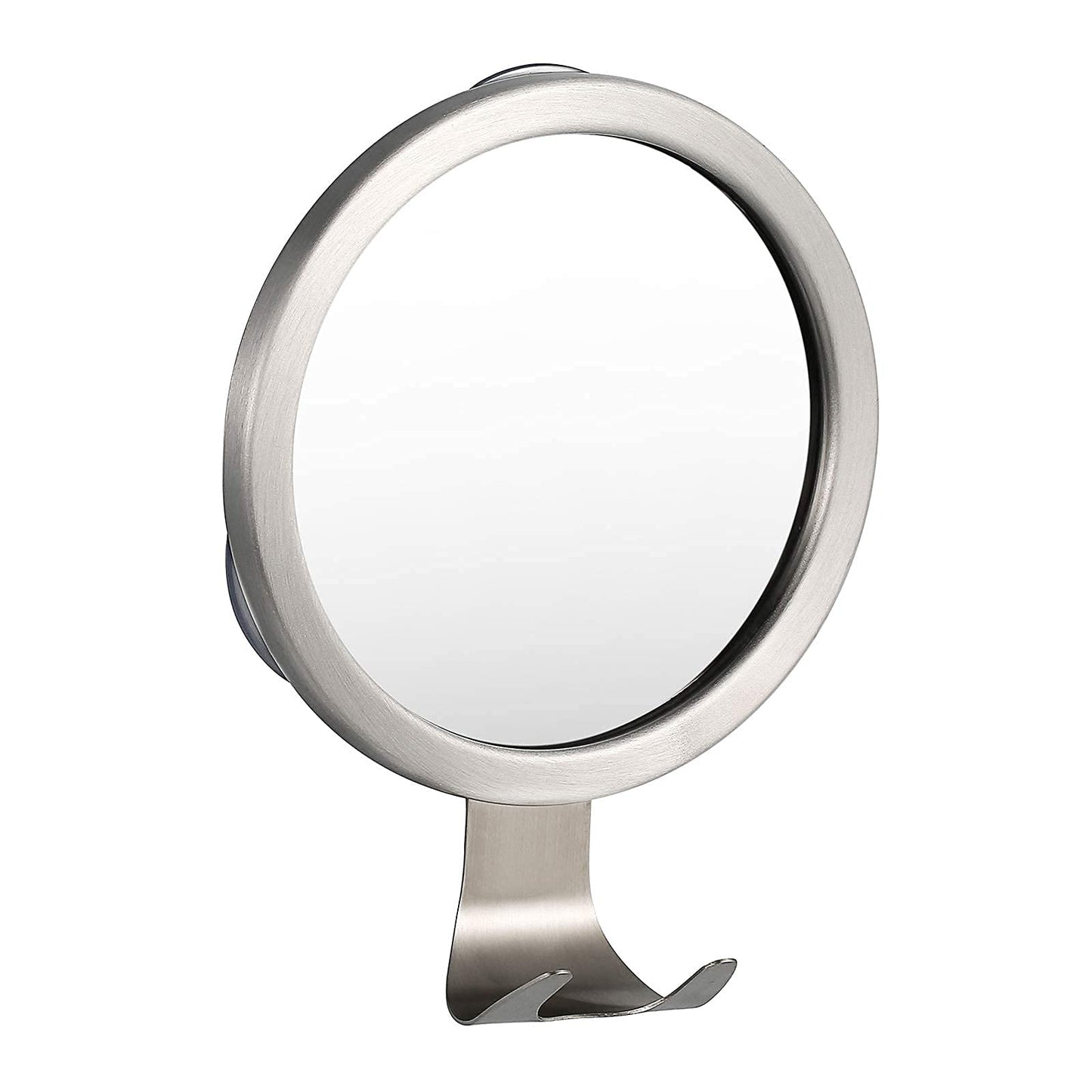 Ettori Shower Mirror Fogless for Shaving with Razor Holder, 1X and 5X Makeup Mirror Dual Sided Vanity Mirror