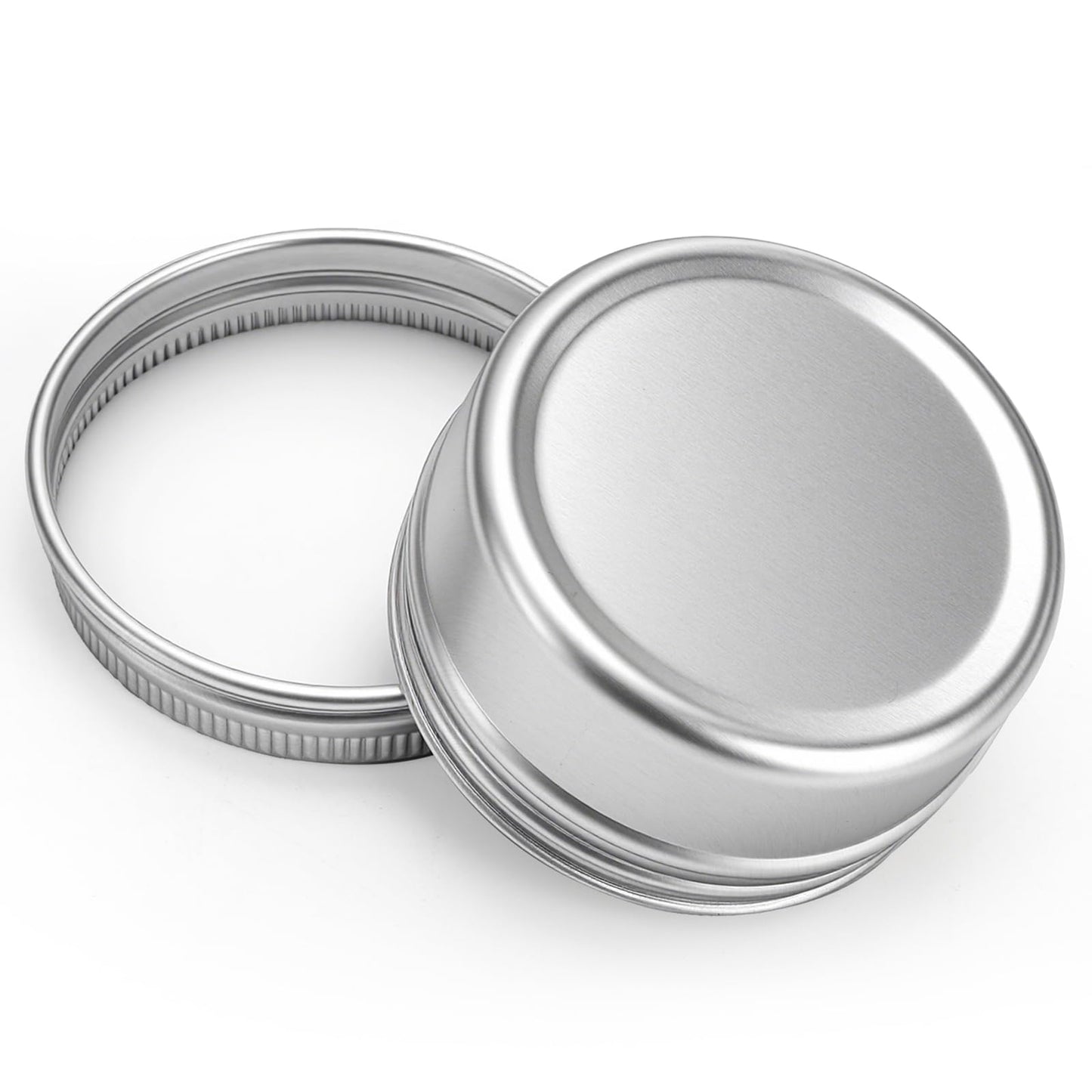 Tosnail 48 Pack Mini Metal Round Tins with Screw Lids, 1.85 Inch Empty Sample Jars, Travel Storage Containers, 1 OZ / 30 ml